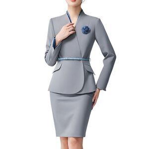 Vincent Womens  2Pc Blazer & Skirt Set